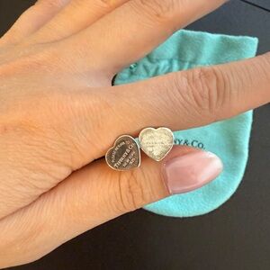 Tiffany & co Silver Heart earrings